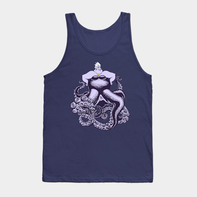 Poor Unfortunate Sea Witch Tank Top by ArtistJerryBennett